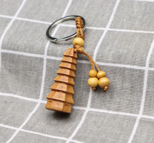 Оптовая продажа трехмерные гравировальные брелоки со знаками из красного дерева