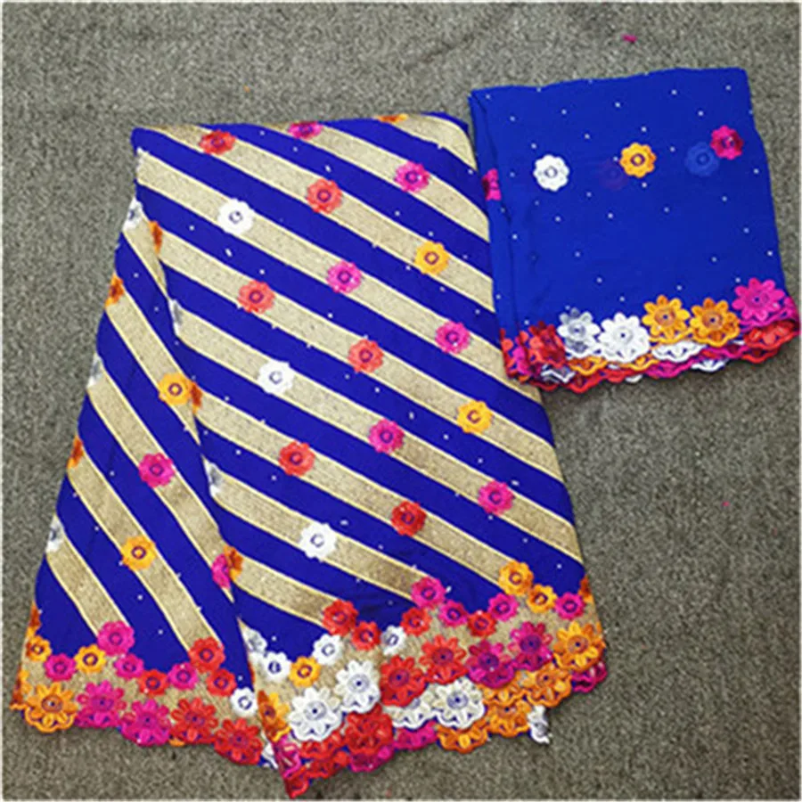 Лидер продаж нигерийское кружево ткань в африканском стиле 100% хлопок