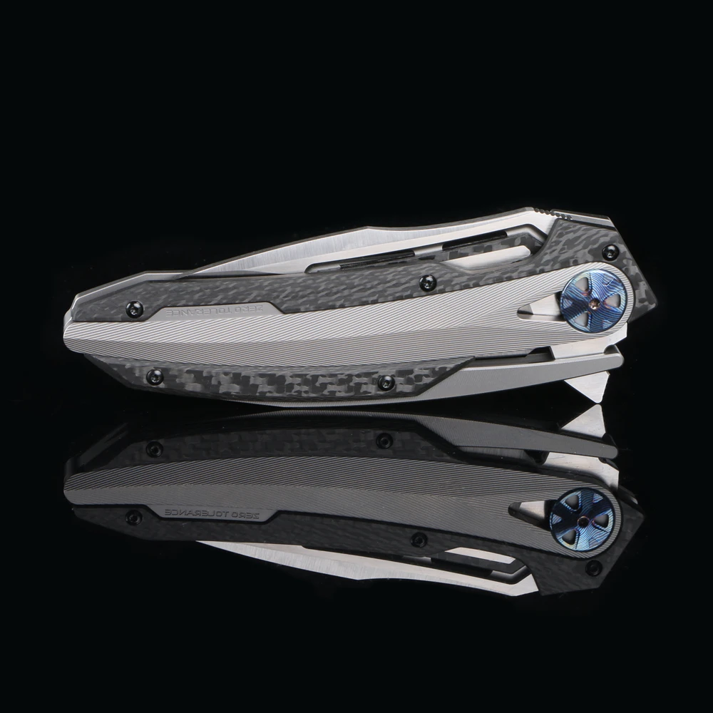 Новый складной нож ZT0999 M390 лезвие CF + ручка из титанового сплава тактические