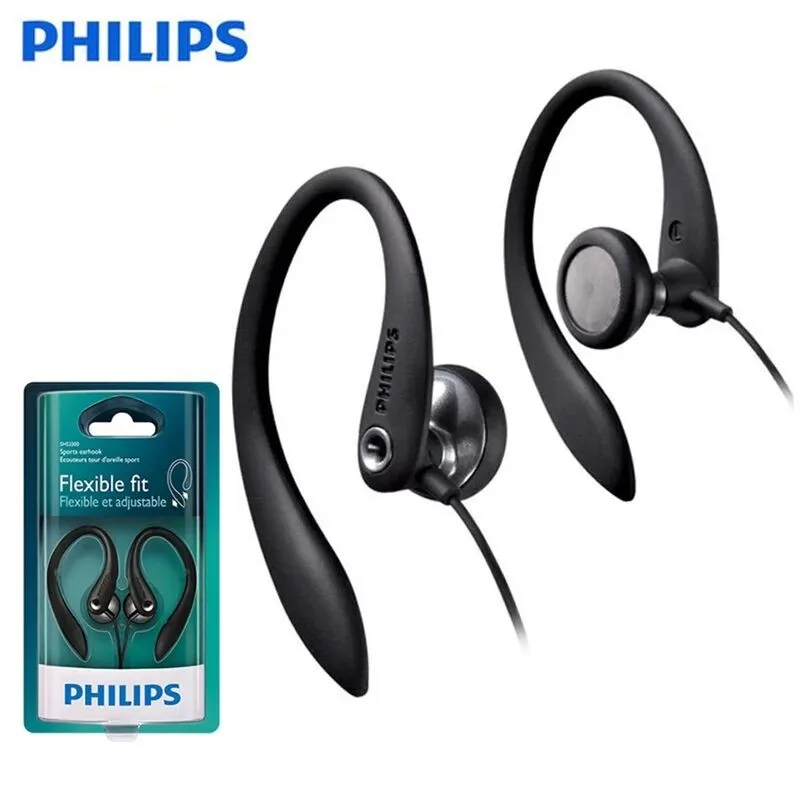 Спортивные Наушники Philips SHS3305 с ушным крючком гарнитура для Samsung Huawei Xiaomi IOS/Android