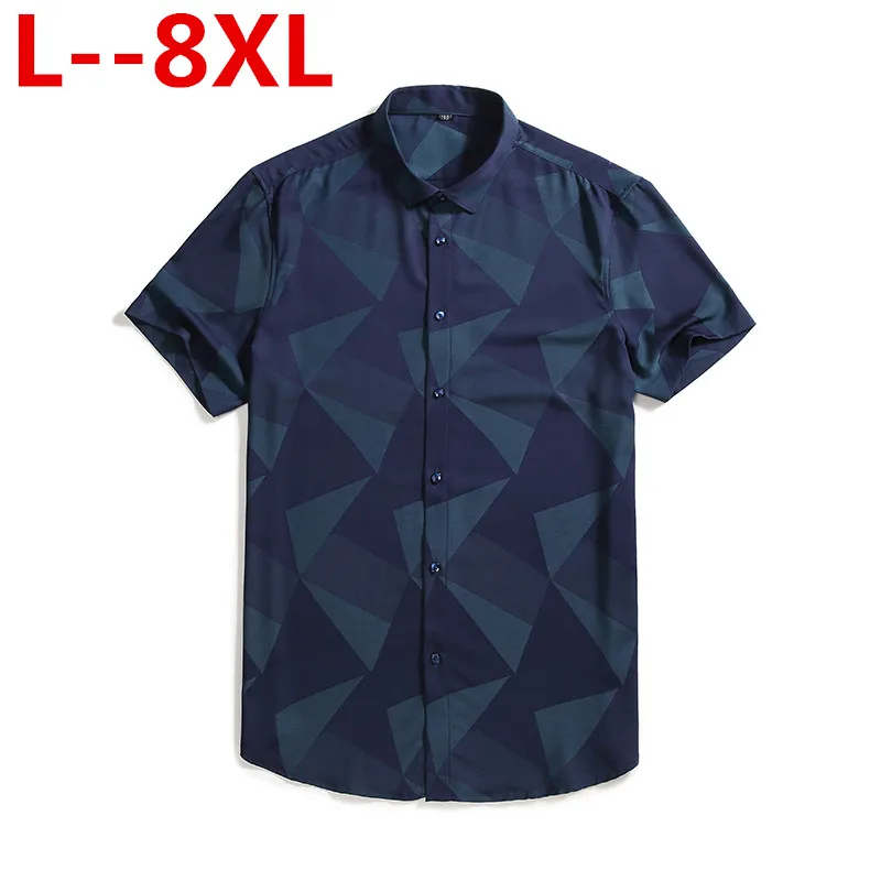 

5XL 6XL Plus 4XL 8XL Mens Hawaiian Shirt Male Casual camisa masculina Printed Beach Shirts Short Sleeve Summer men clothes 2020