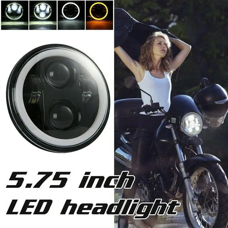 

5.75inch Motorcycle Led Headlight 6000K Brightest LED For Motorcycle Projector Headlight Motor X9C2