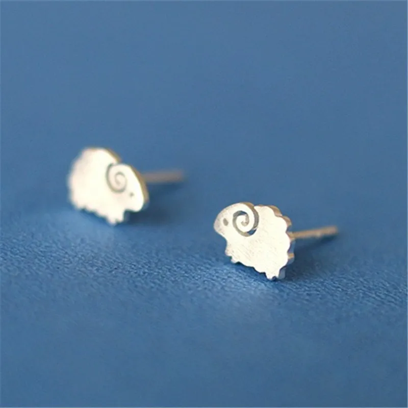 

Женские серьги-гвоздики из серебра 925 пробы, с животными