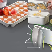 f62a ice cube tray with lid and bin storage container box bucket diy 3 layers easy release mold for freezer cocktail whiskey