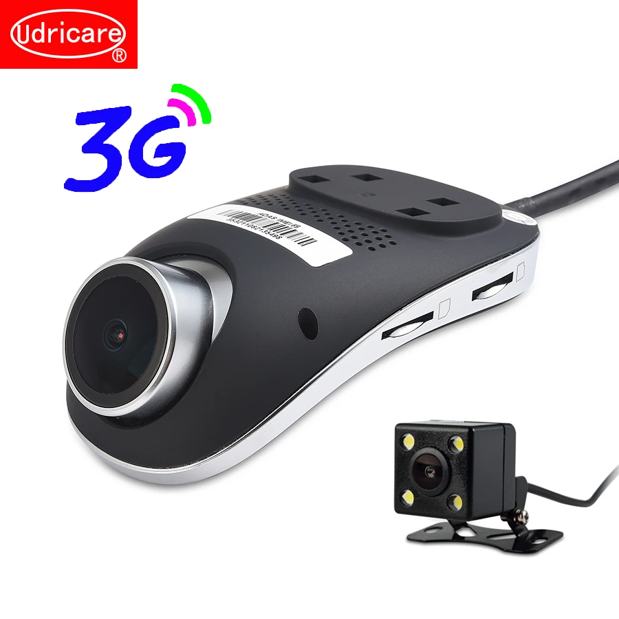 Udricare 3g мини скрытый DVR WiFi мобильный телефон онлайн-трекер GPS удаленный дисплей Воспроизведение HD 1080P заднего вида двойная камера DVR