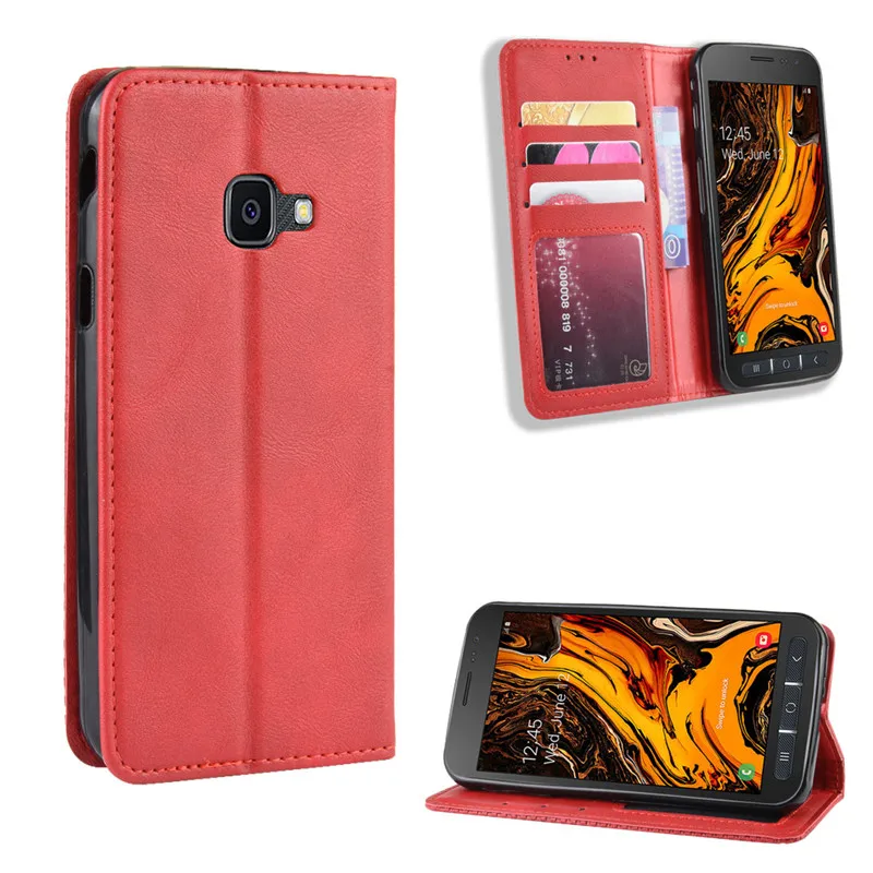 Для samsung Galaxy Xcover 4S Чехол Флип кожаный бумажник чехол на samsung SM-G398F G390F с невидимым магнитным держателем крышка