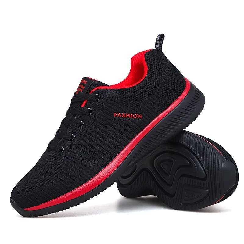 

Men Women Couple Running Shoes 2019 Autumn Light Comfortable Lace-up Shoes Black Sports Womens Shoes Womens Fashion Sneakers