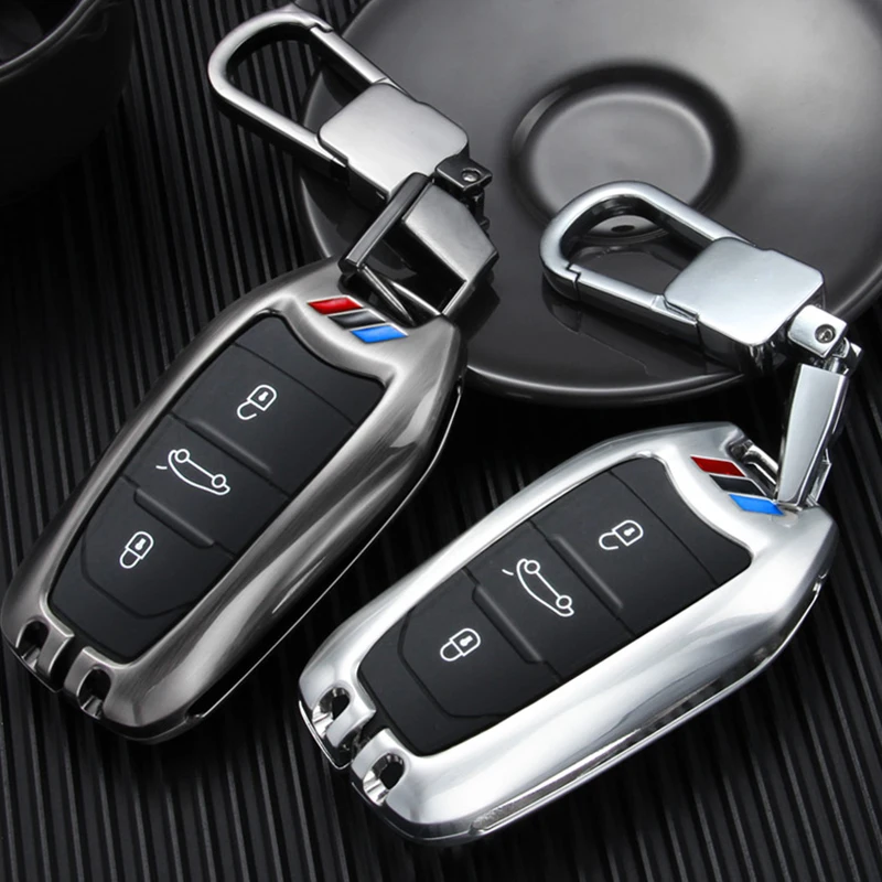 Чехол для автомобильного ключа из цинкового сплава Peugeot 3008 208 308 508 408 2008 307 Citroen C4 DS3