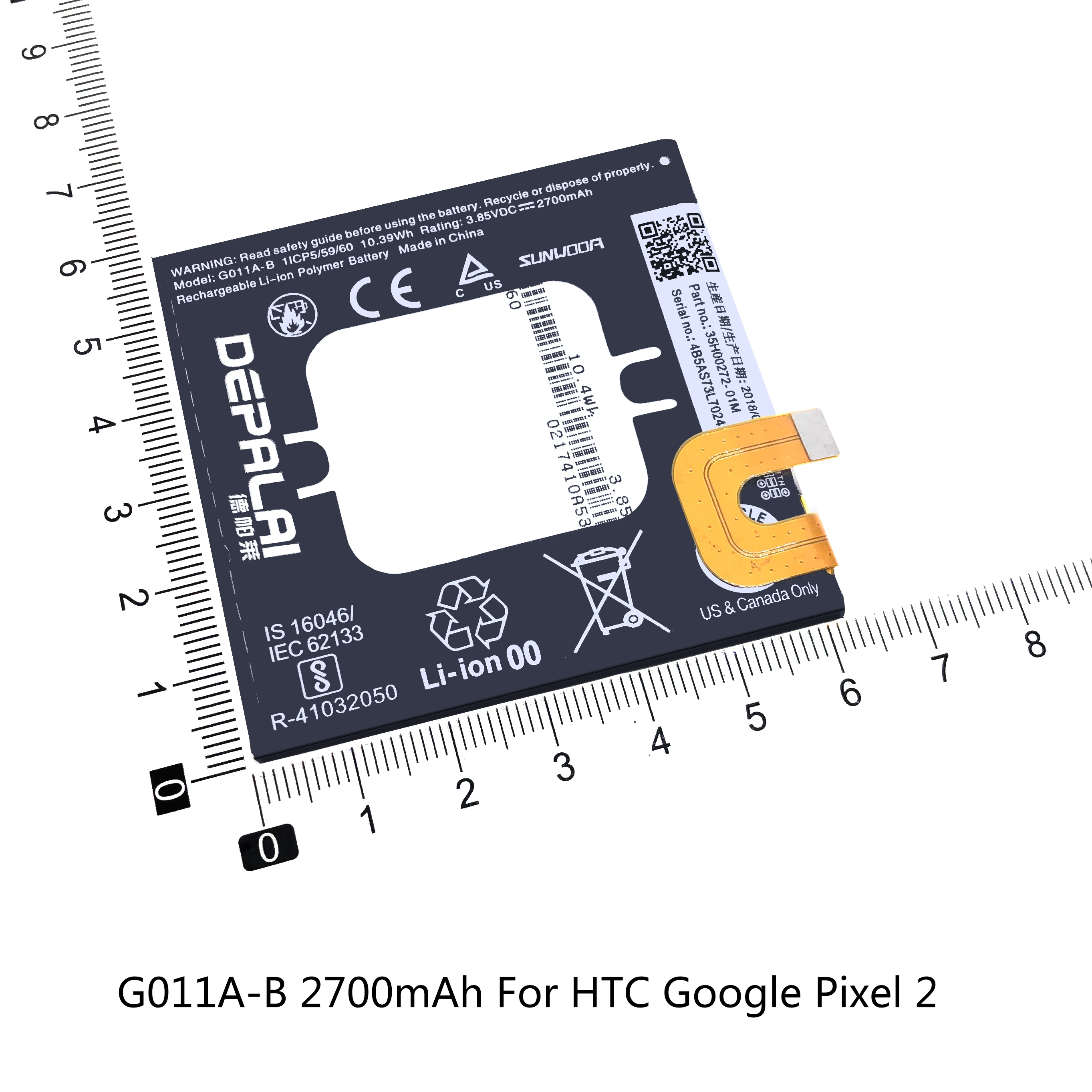 Аккумулятор B2PW2100 B2PW4100 BG2W G011A-B для HTC Google Pixel XL 5 &quotNexus M1 Nexus S1 Pixel2 2B Pixel2B | Мобильные