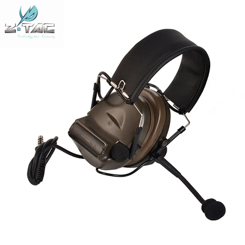 Новый z тактический Z TAC Softair Comtac II Peltor Наушники не Шум снижение Функция с PELTOR PTT