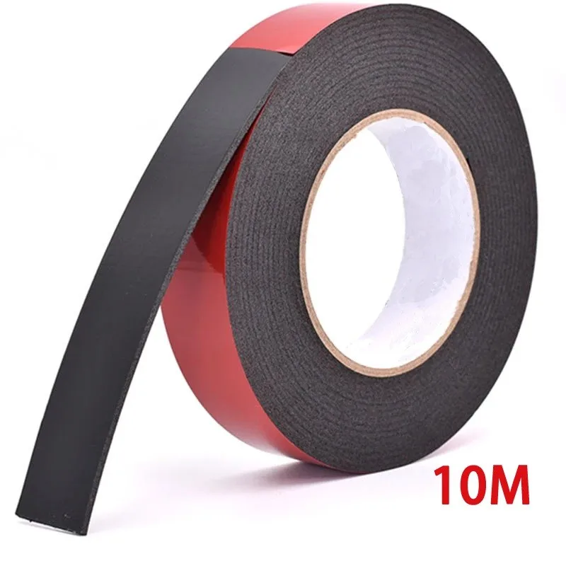 

1PC Super Strong Foam Double Sided Tape 10m X20mm Suitable For Mounting Fixing Car Decoration Home Gardeb Tools