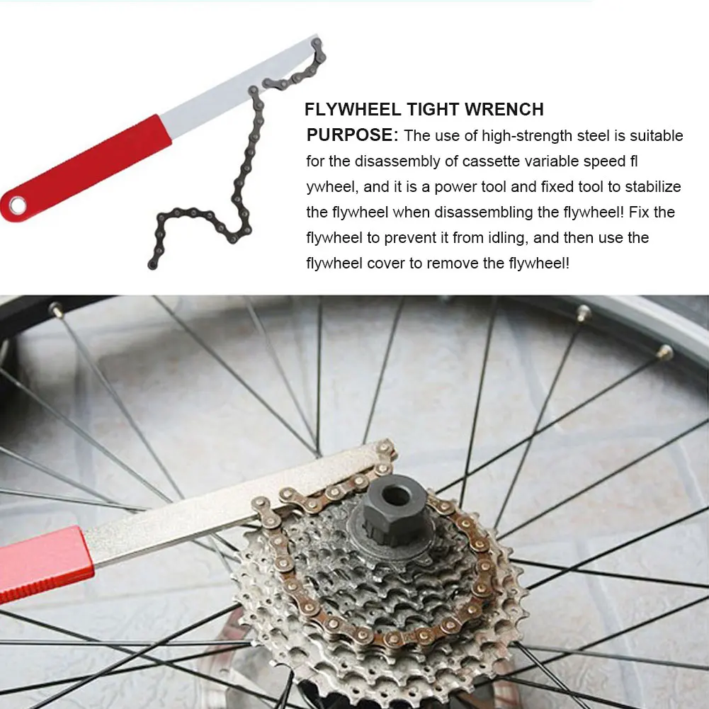 

NEW Bicycle Cassette Flywheel Freewheel Lockring Repair Tool For Shiman Bike Rotating flywheel installation and removal tool