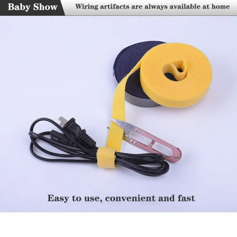 5 м * 2 см нейлоновые кабельные стяжки силовой провод петля лента