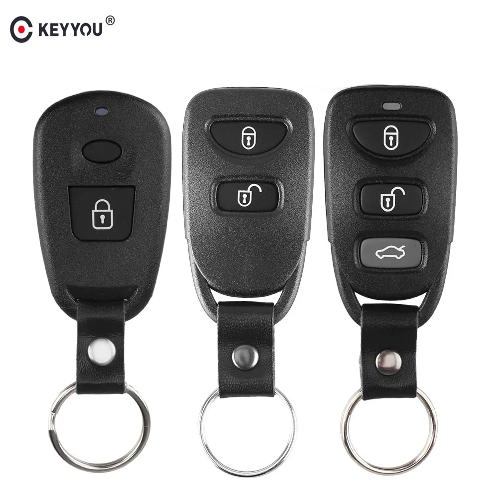 KEYYOU для Hyundai Kia Elantra Tucson Sonata Santa FE Carens Замена 2 + 1 3 кнопки автомобильный чехол пульта