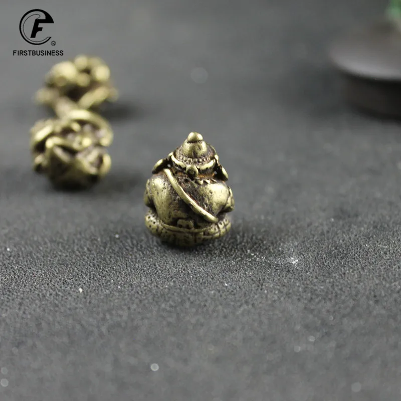 Мини лорд Ганеша Будда статуя слон Бог скульптуры Ганеш статуэтки Чистая медь