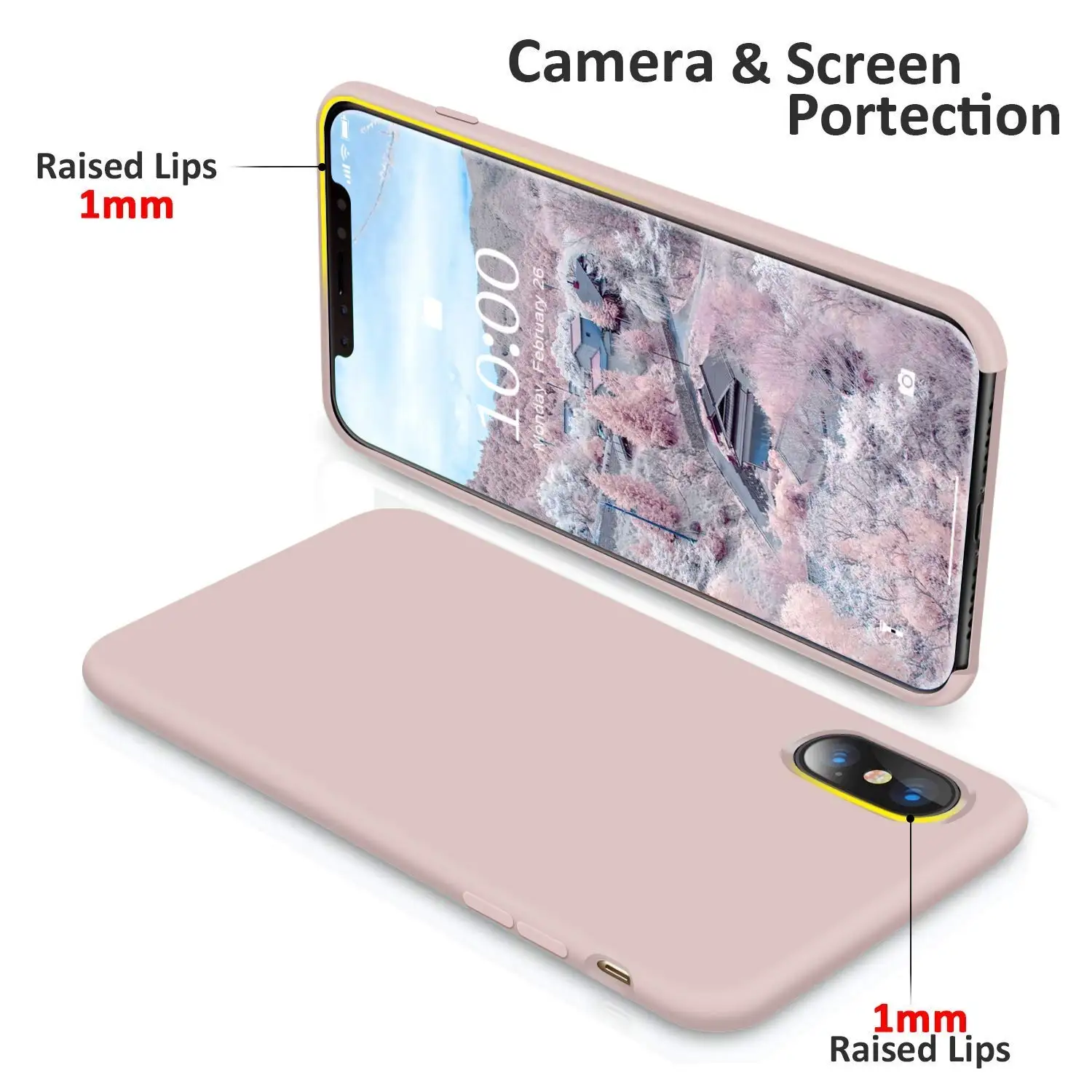 LONTENFY Tiene Logotipo Original Oficial Funda De Silicone For IPhone X. Liquida Phone Case Iphone 6 6S XS XR 7 8 |