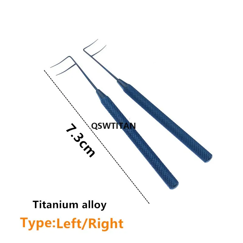 

2pcs/SET 65mm Trabeculotome Set Ophthalmic Pet Surgical Instruments veterinary