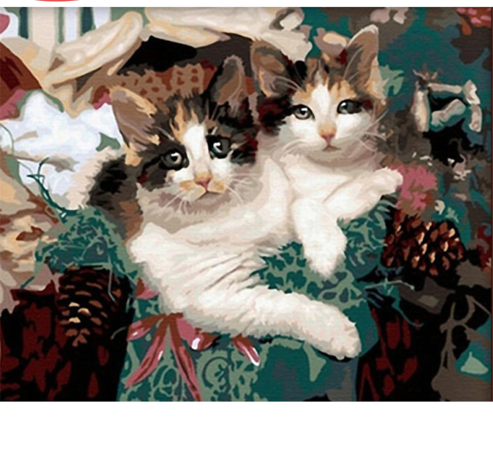 

CraftArtGo картина по номерам животных живопись на холсте Ручная роспись подарок алмазов картина по номерам водопад комплекты, украшение для до...