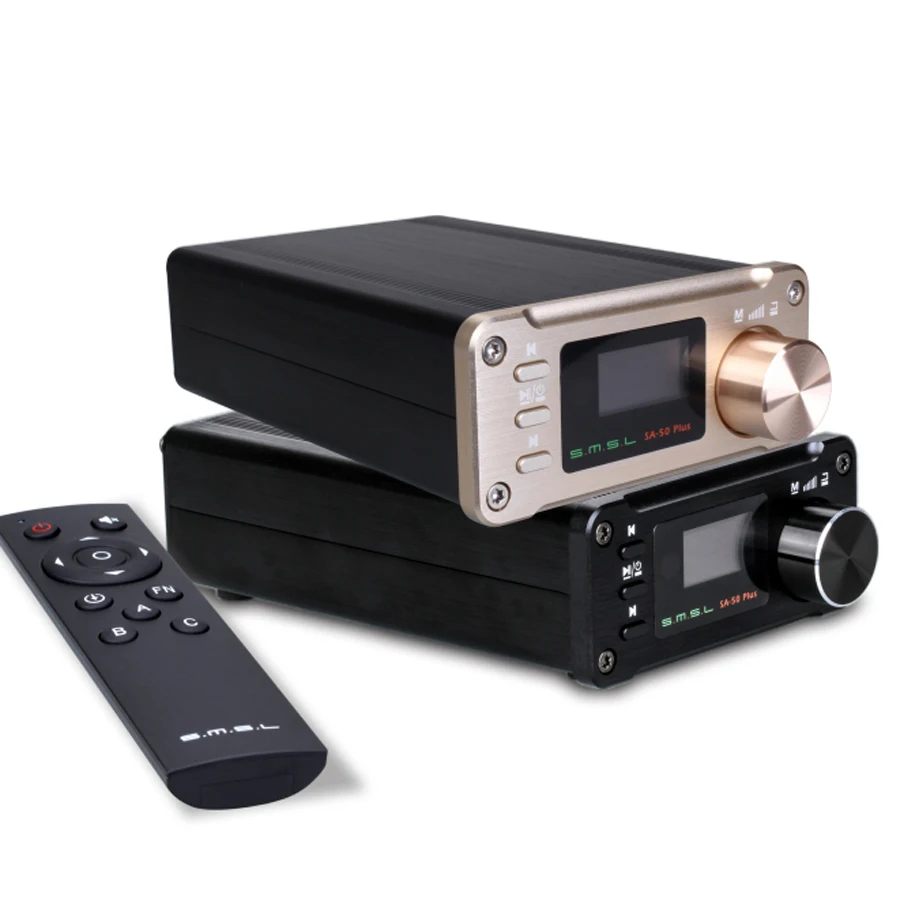 SMSL SA-50 Plus HiFi 50 Вт * 2 AUX оптический USB-диск цифровой усилитель HIFI большой мощности -