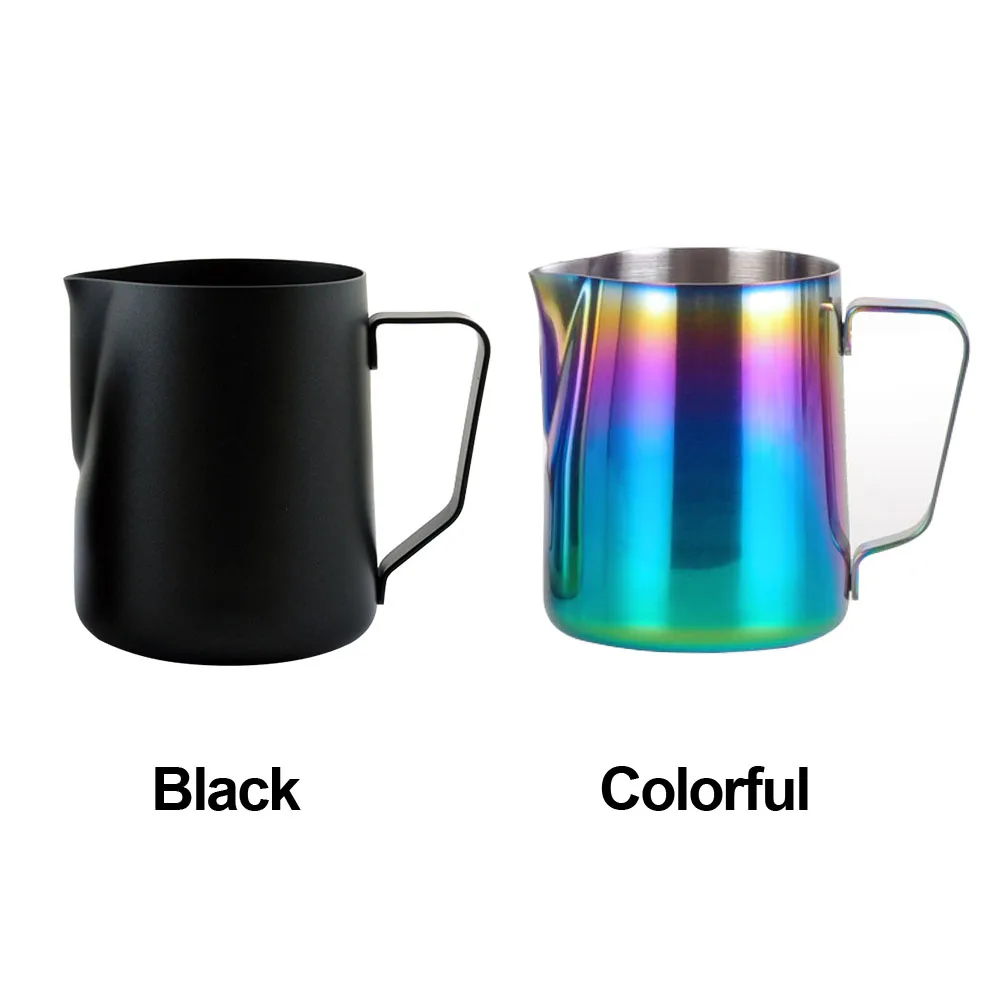 

Frothing Drinkware Stainless Steel Milk Bottle Latte Pitcher Simple Non-stick Cup Coffee Jug