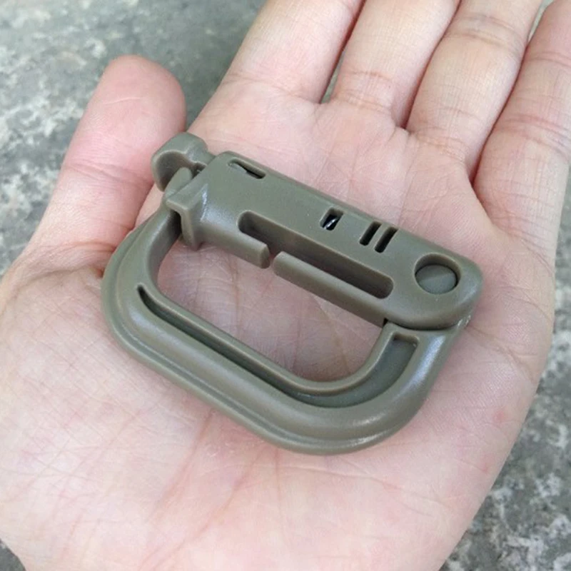 

Outdoor D-Ring Hanging Buckle Carabiners Hooks Mountaineering Safety Buckle Key Chain Hiking Equipment Climbing Accessories