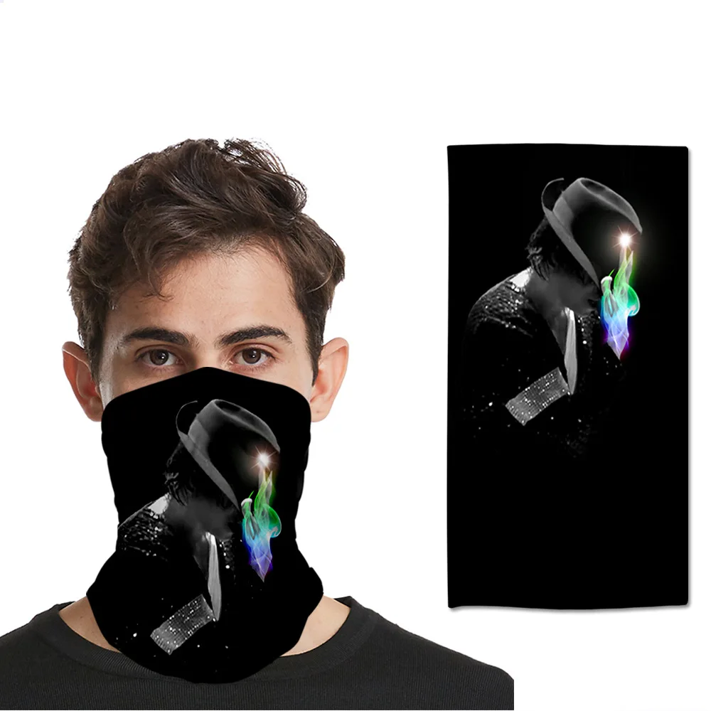 Майкл Джексон шарф маска мочалка косплей реквизит Лыжная пылеотталкивающая для