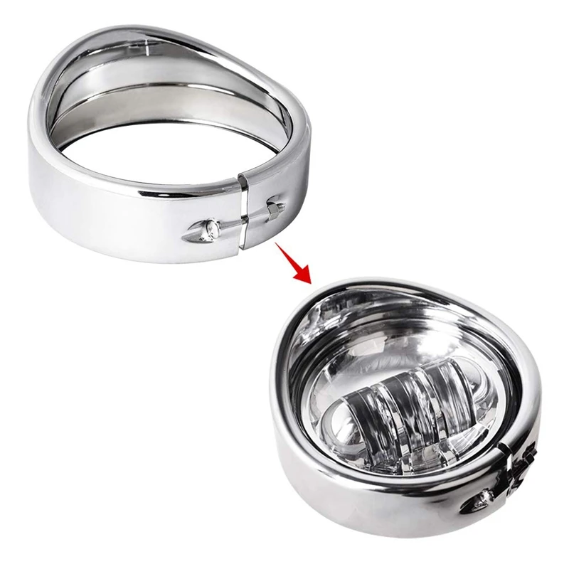 1 пара мотоцикл 4 5 дюйма 1/2 светодиодный вспомогательный светильник тумана