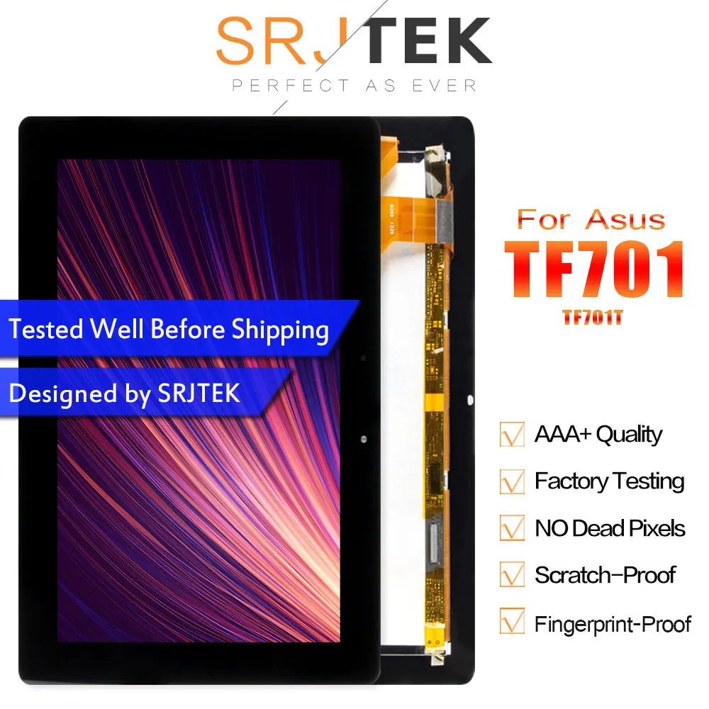 Оригинальный 10 1 для Asus Transformer Pad TF701T TF701 LQ101R1SX03 ЖК дисплей дигитайзер сенсорного