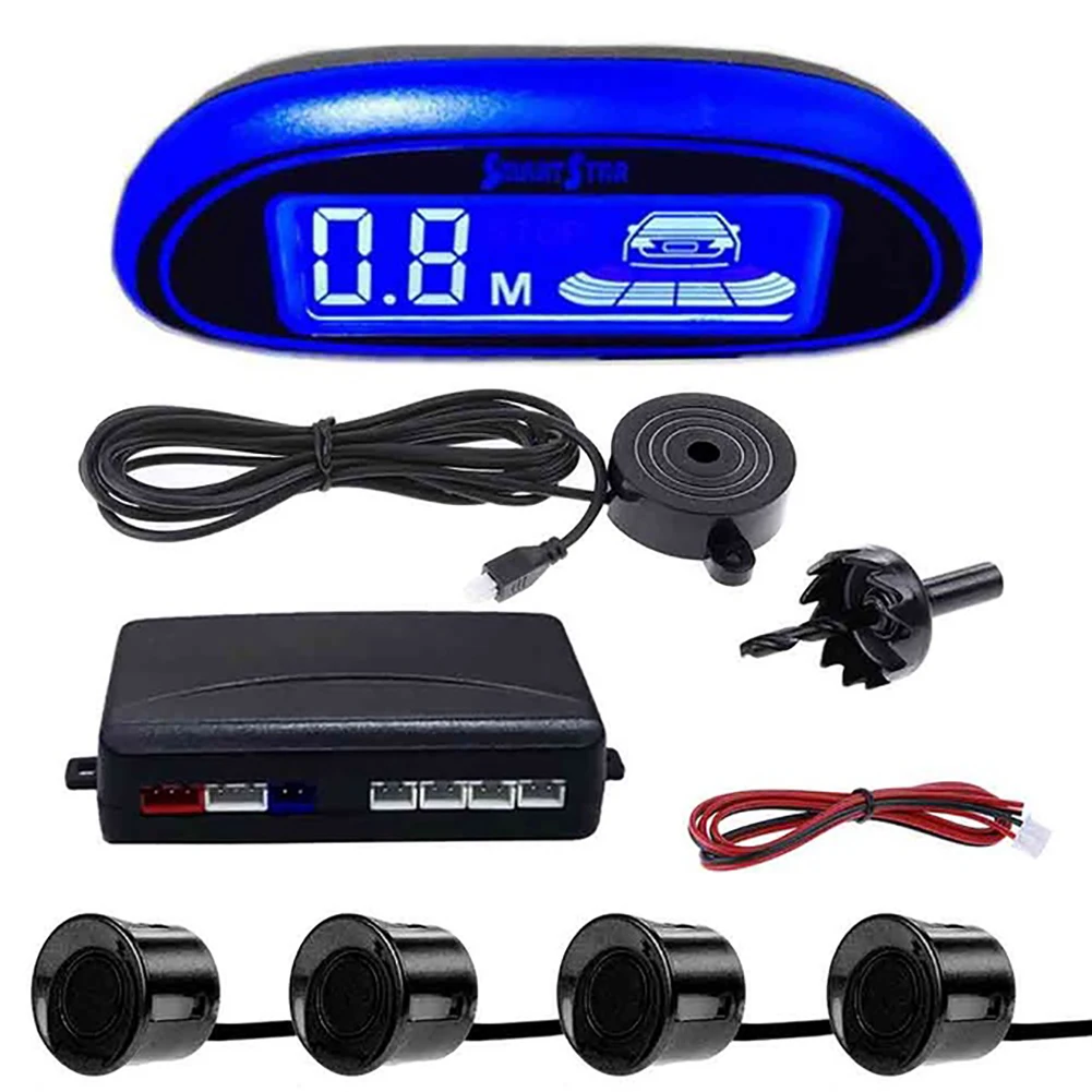 Система помощи при парковке автомобиля с 4 датчиками система детектора легкая