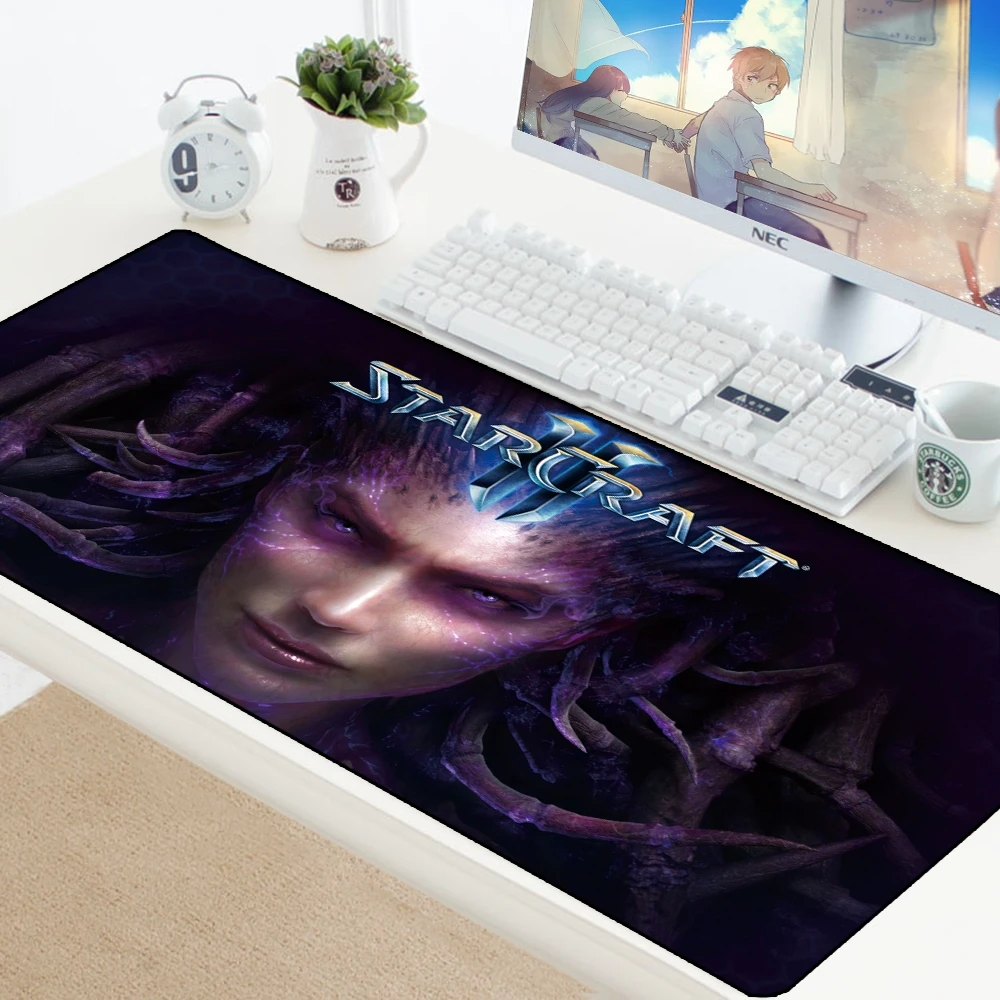 Игровой коврик для мыши StarCraft XL, большой коврик для мыши, геймерский ПК стол, фиксирующий край, коврик для мыши, ноутбук, офисный коврик, игровой коврик, аксессуары