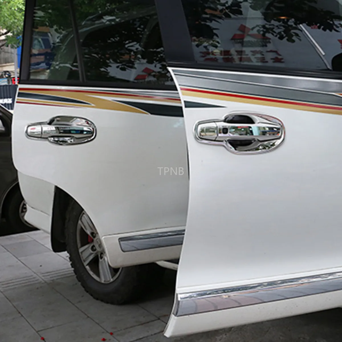 Для Toyota Land Cruiser 200 2008 2009 2010 2011 2012 2013 2014 2015 LC200 лет Нержавеющая сталь ручки и дверные