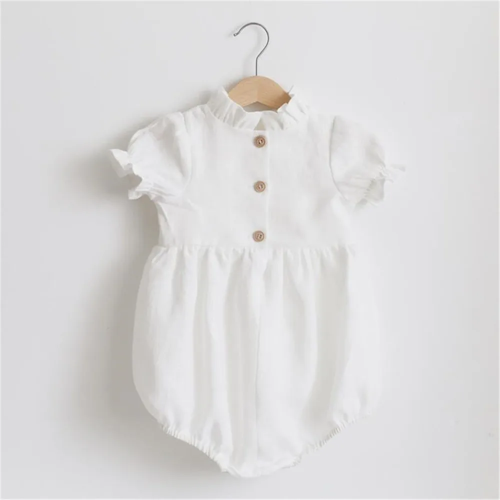 Newborn Baby Girls Rompers Summer 100% Cotton New Fashion Clothes Toddler Girl Jumpsuit Playsuit | Детская одежда и обувь