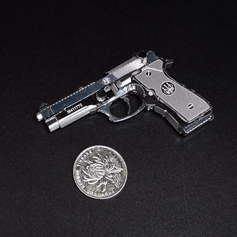 

IRON STAR BERETTA 92 3D Metal assembly model Jigsaw puzzle Creative toys Children's gifts 1 sheet stainless steel