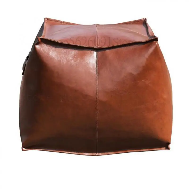 Из искусственной кожи без застежки Диван ног пуфик квадратный курган