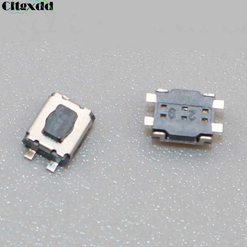 Cltgxdd 100 шт./лот 4 ножки микропереключатель для Citroen C1 C2 C3 C4 C5 C6 C8 Peugeot Renault Vivaro 3 5*3*1 8 4Pin