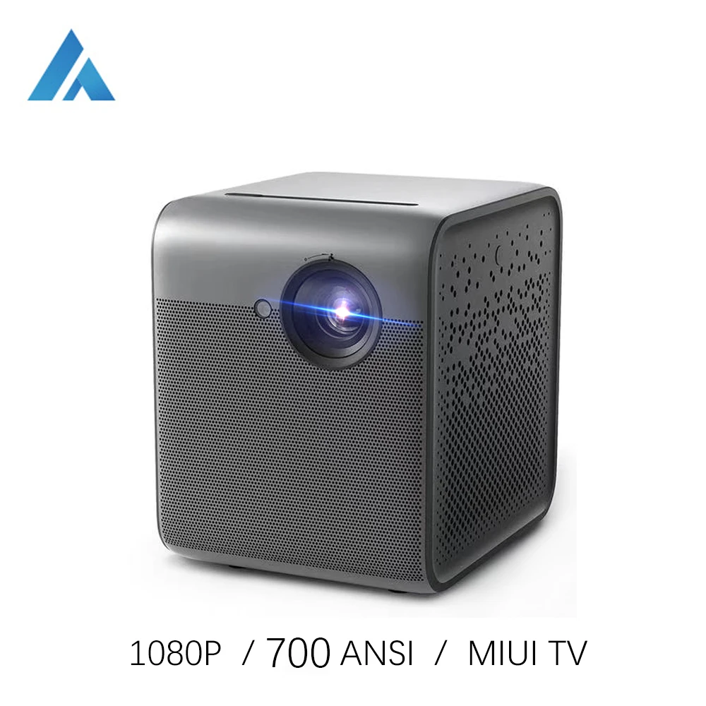 Портативный мини проектор Xiaomi fengmi Smart Lite DLP 1080P Full HD 550 ANSI MIUI светодиодный ТВ с Wi Fi