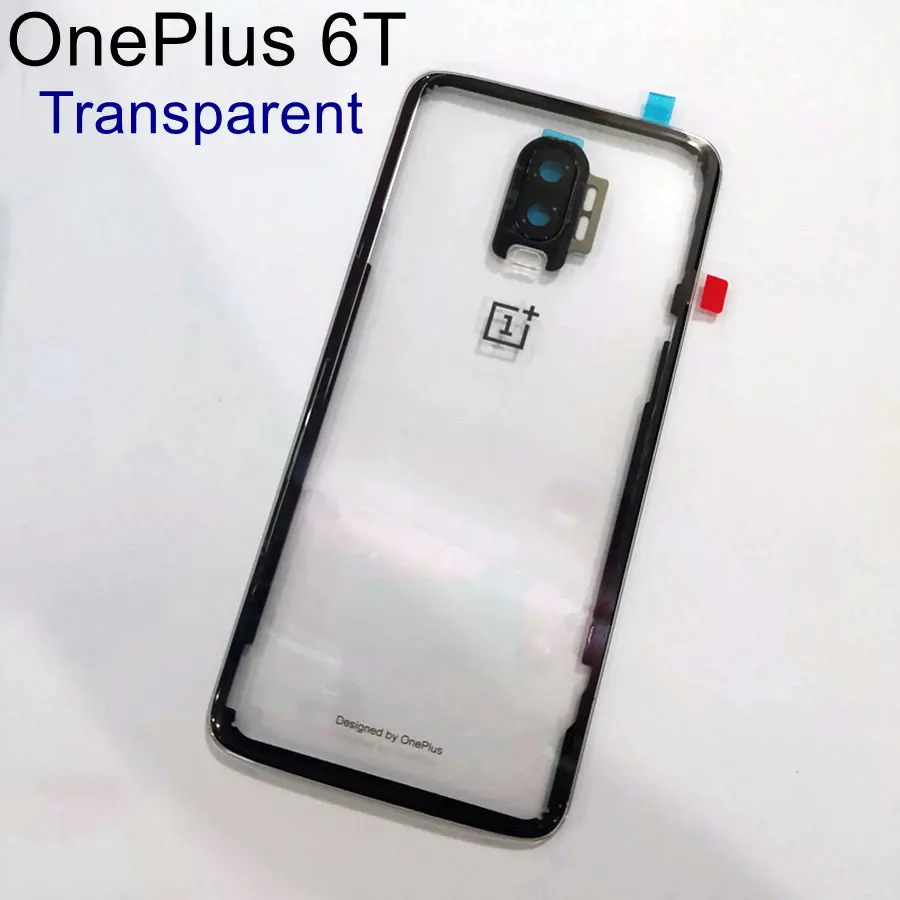 Заднее стекло Oneplus 6 6T 7 Pro крышка батареи Oneplus 6 задняя дверь Корпус чехол Oneplus 6T 7 Pro крышка батареи с объективом камеры