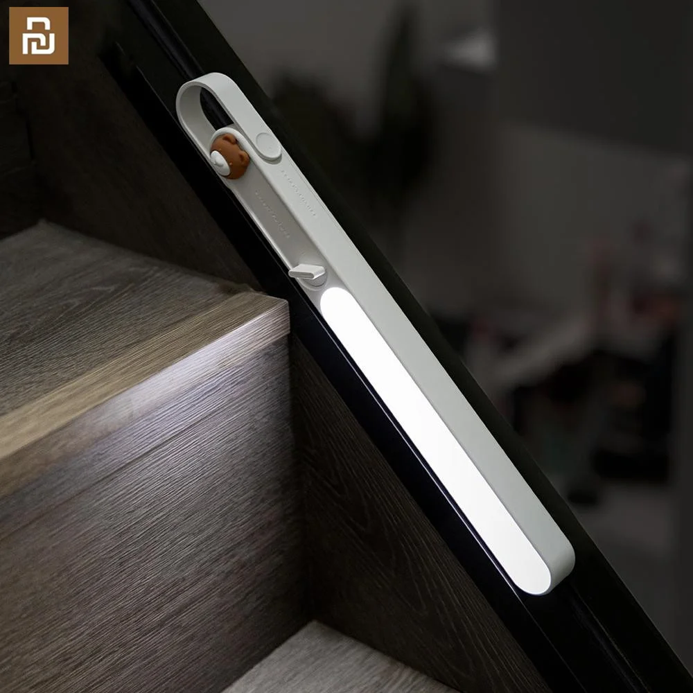 

Youpin 3Life USB LED Night Light Mini Table Lights Eye Protection Reading Light Pasteable With Hooks Kitchen Lamp Aisle Light