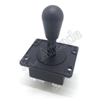 Аркадный джойстик в американском стиле Happ, Прецизионная переключаемая палка для соревнований 8 способов, эллиптическая черная ручка, белые микропереключатели