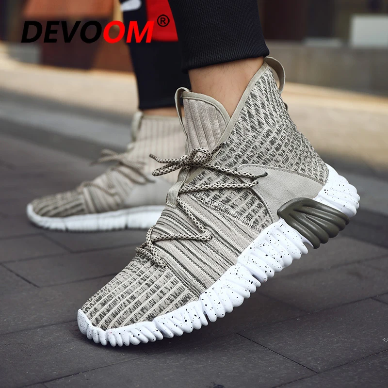 Спортивная обувь для мужчин с высоким берцем новинка 2019 мужские кроссовки на