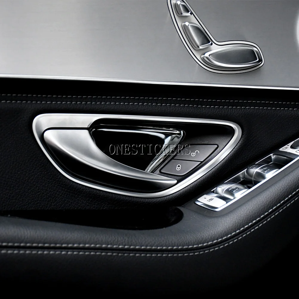 Для Mercedes Benz C Class W205 E W213 GLC X253 Coupe Автомобильные аксессуары из нержавеющей стали