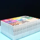 Маркеры для набросков, 168 цветов, ручка-кисть, спиртовые скрученные художественные маркеры для манга, двусторонние маркеры для надписи