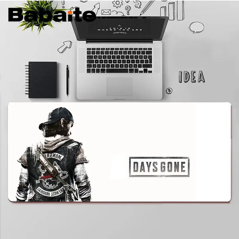 

Babaite Top Quality Days Gone Silicone large small Pad to Mouse Game Free Shipping Large Mouse Pad Keyboards Mat