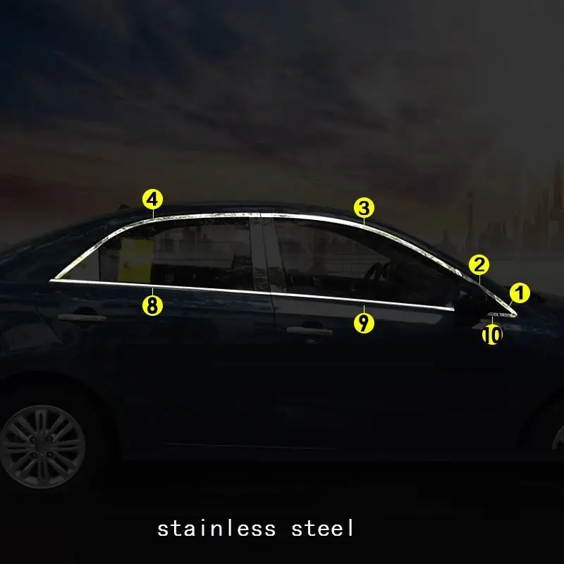 Автомобильные хромированные декоративные модифицированные Чехлы для стайлинга