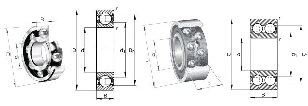 R133zz подшипник ABEC-1(100 шт) 2,38*4,762*2,38 мм Глубокий паз R133zz шарикоподшипники 3/3" x 3/16" x 3/3" дюймов