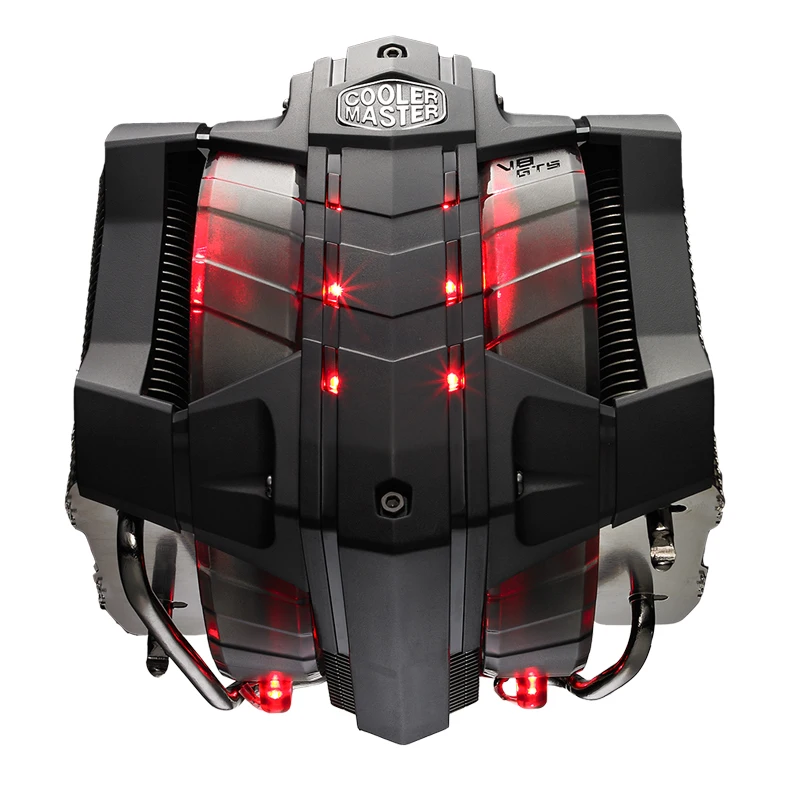 Billig Cooler Master V8GTS CPU Kühler, Dual 140mm Fans, 8 Wärme Rohre, LGA 2066/115X AMD AM4