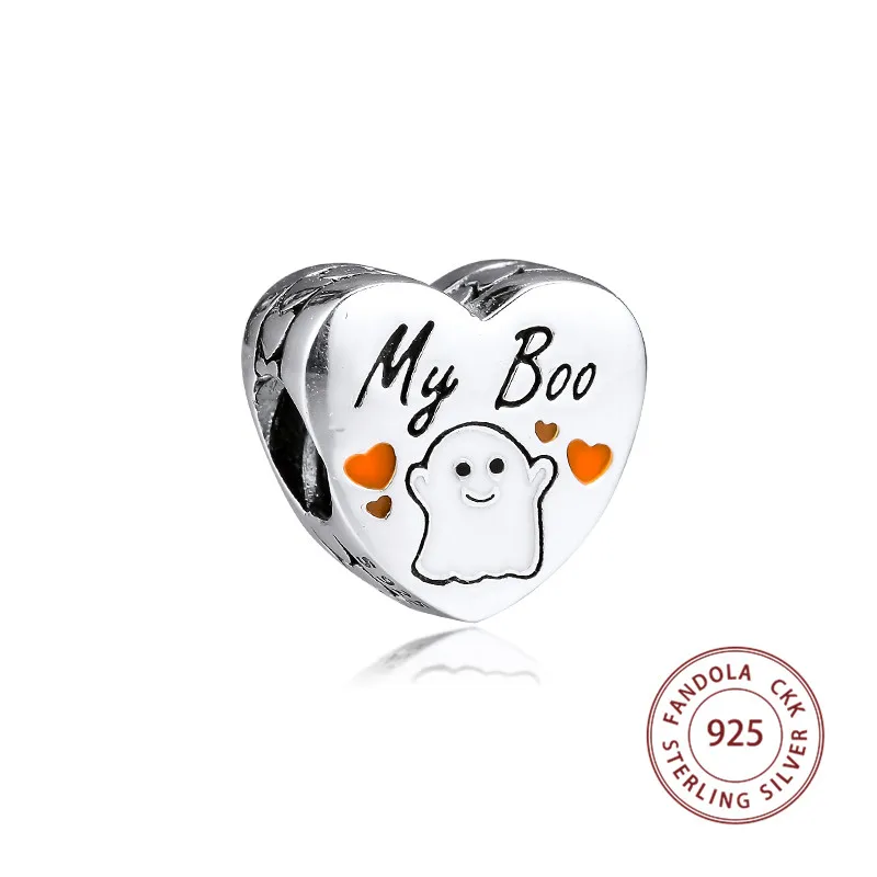 

Подвески-бусины из серебра 925 пробы в виде сердца My Boo для браслета Pandora, серебро 925 пробы, оригинальные шармы, Женские Ювелирные изделия в под...