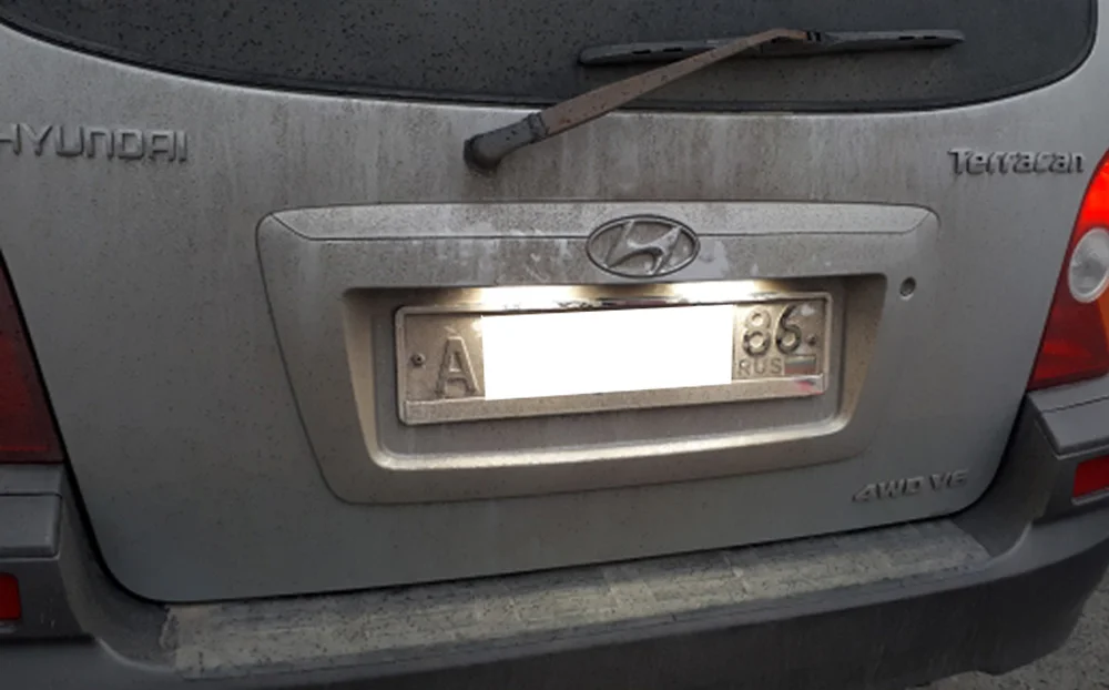 2 шт. Canbus без ошибок светодиодные задние номерные знаки для Kia Rio III UB Picanto TA Soul AM