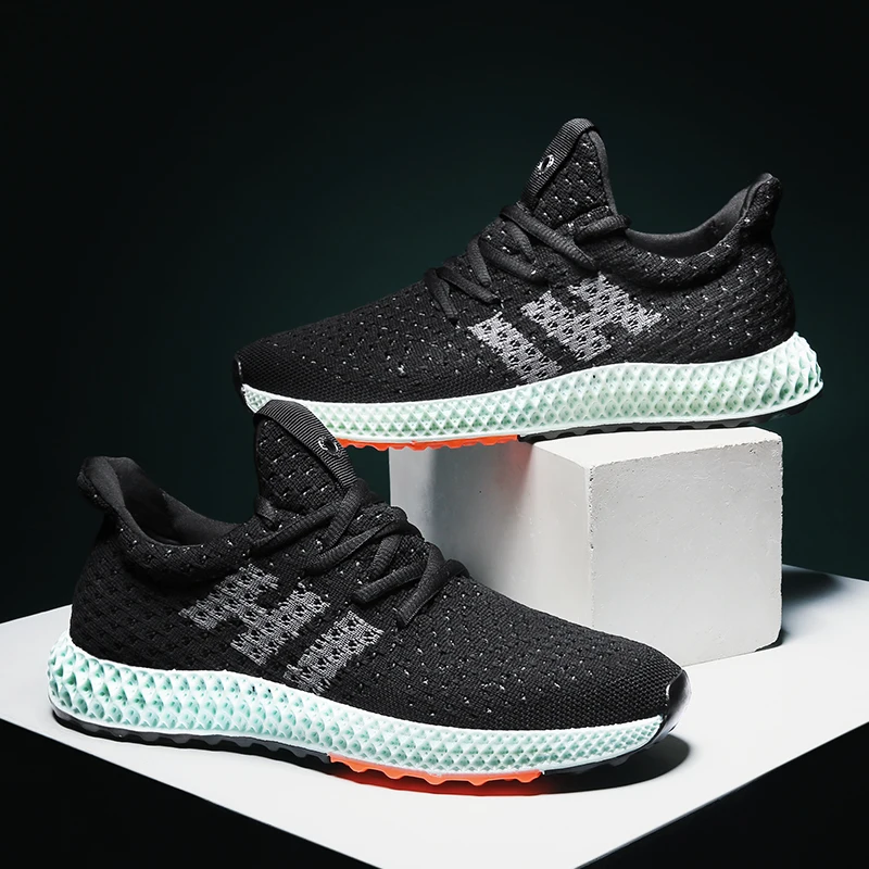 Men Sneakers Breathable Casual Shoes No-slip Comfortable Running Fashion Male Air Mesh Tennis Summer Sports | Спорт и развлечения