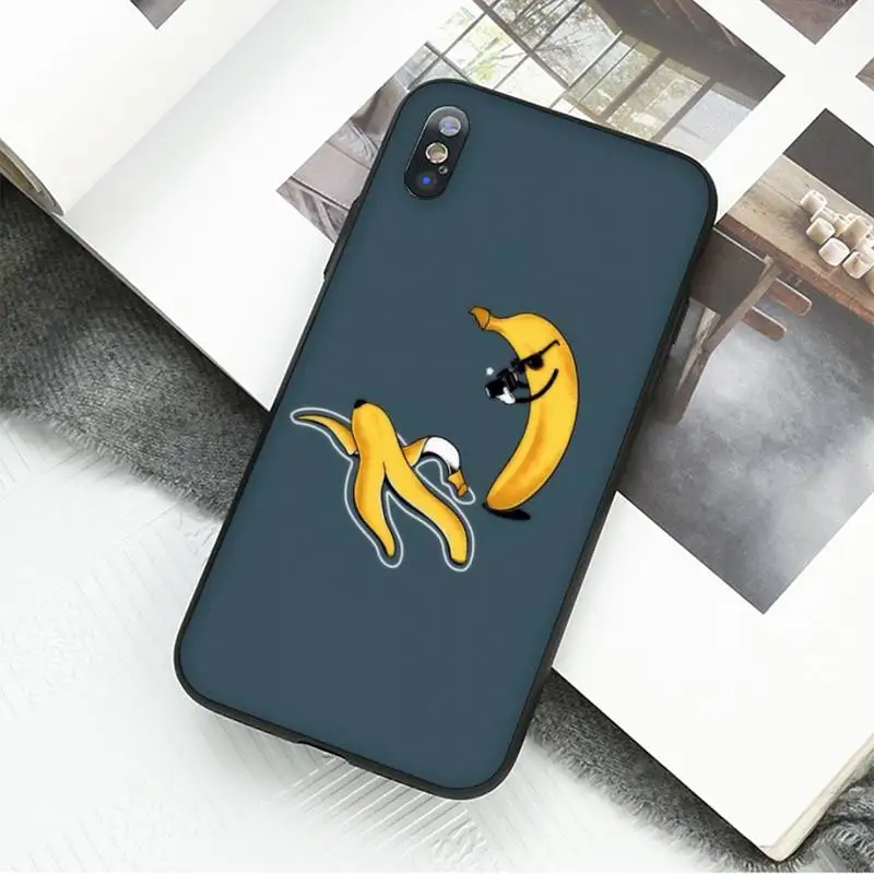 Чехол для iPhone 8 7 6 6S Plus 5 5S SE 2020 11 11pro max XR X XS MAX с принтом банана | Мобильные телефоны и